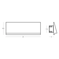 Lauko laiptų LED šviestuvas 10W 3000K/4000K/6500K IP65 – matinis juodas - Nuotrauka 4