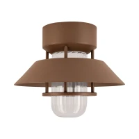 Outdoor LED ceiling light 13W 3000K IP54 – coffee-coloured - Image 2