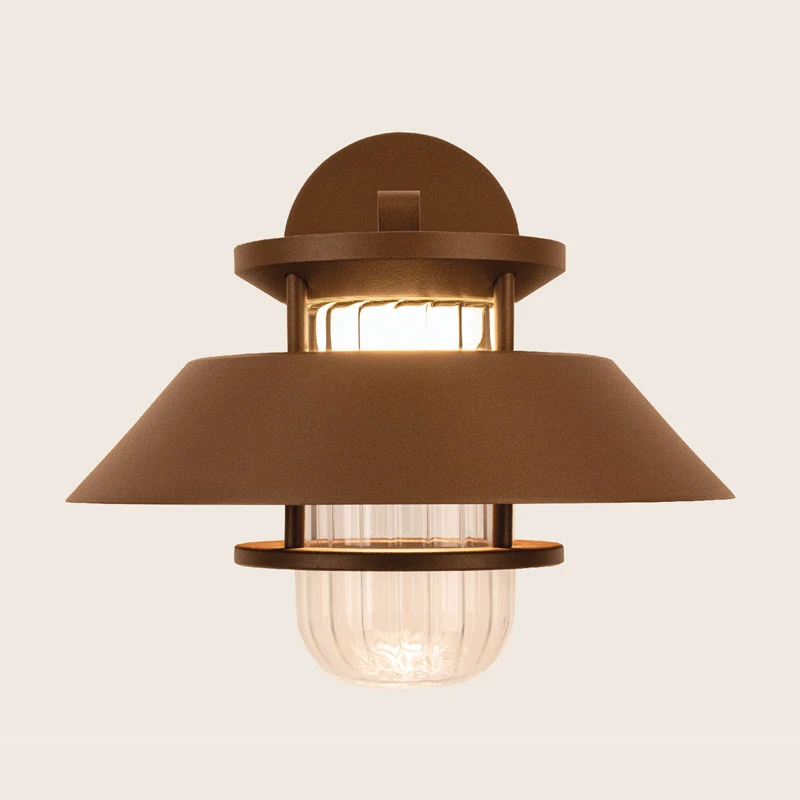Lauko sieninis LED šviestuvas 13W 3000K IP54 – kavos spalvos
