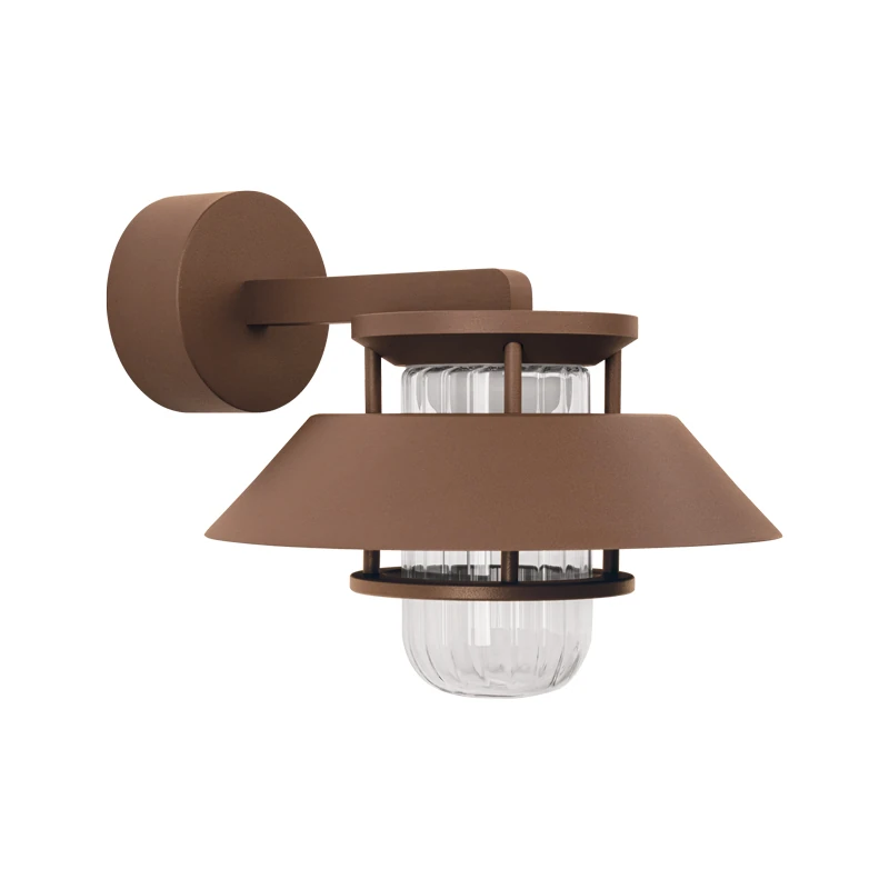 Lauko sieninis LED šviestuvas 13W 3000K IP54 – kavos spalvos