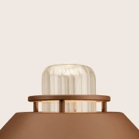 Lauko stulpinis LED šviestuvas 13W 3000K IP54 – kavos spalvos - Nuotrauka 3