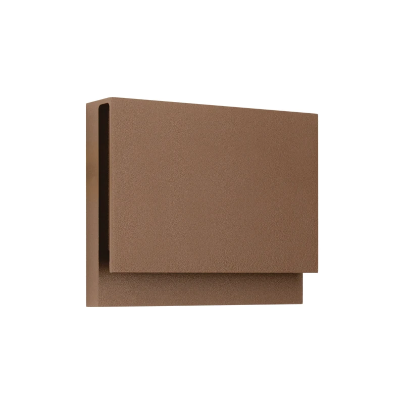 Outdoor LED step light 6W 3000K IP54 – coffee-coloured