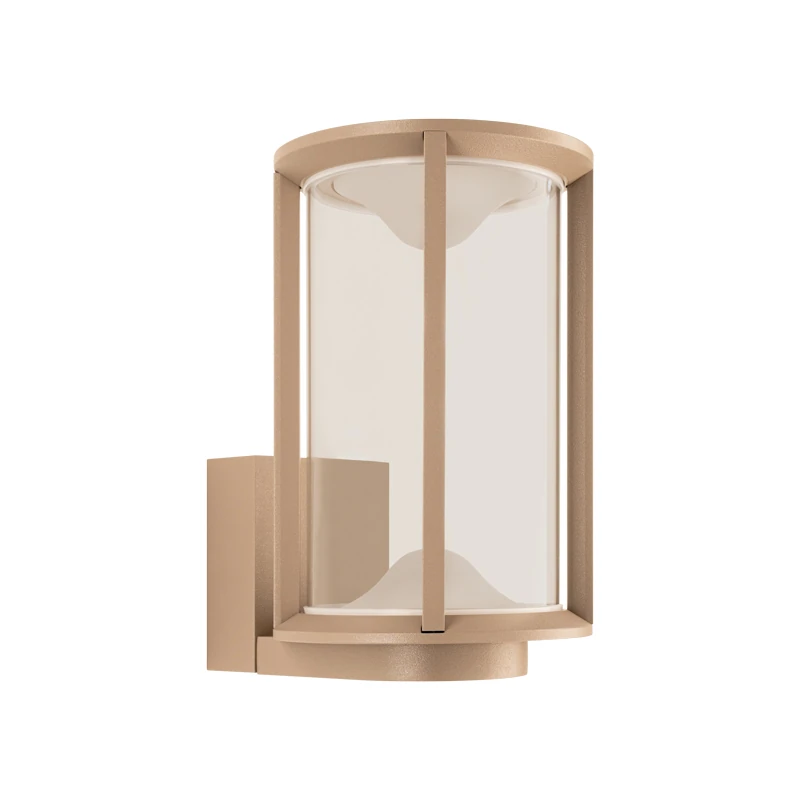 Lauko sieninis LED šviestuvas 7W 3000K IP54 – pilkai rudas