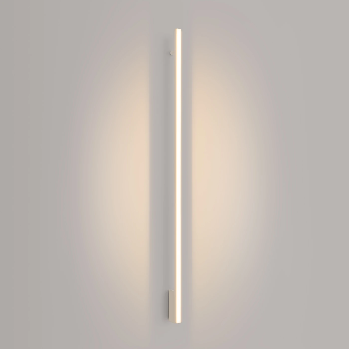 Sieninis šviestuvas 151 cm – linijinis, smėlio, LED 22W