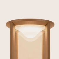 Lauko stulpinis LED šviestuvas 7W 3000K IP65 – pilkai rudas - Nuotrauka 3