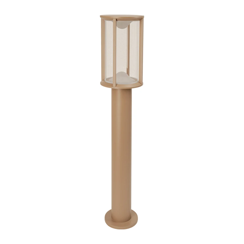 Lauko stulpinis LED šviestuvas 7W 3000K IP65 – pilkai rudas