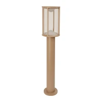 Lauko stulpinis LED šviestuvas 7W 3000K IP65 – pilkai rudas - Nuotrauka 2