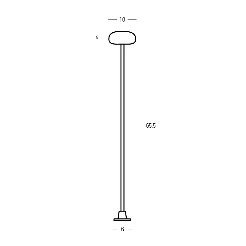 Lauko stulpinis LED šviestuvas 5W 2700K IP65 – matinis juodas