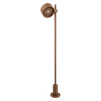 Lauko stulpinis LED šviestuvas 9W 3000K IP65 – matinis rudas - Nuotrauka 2