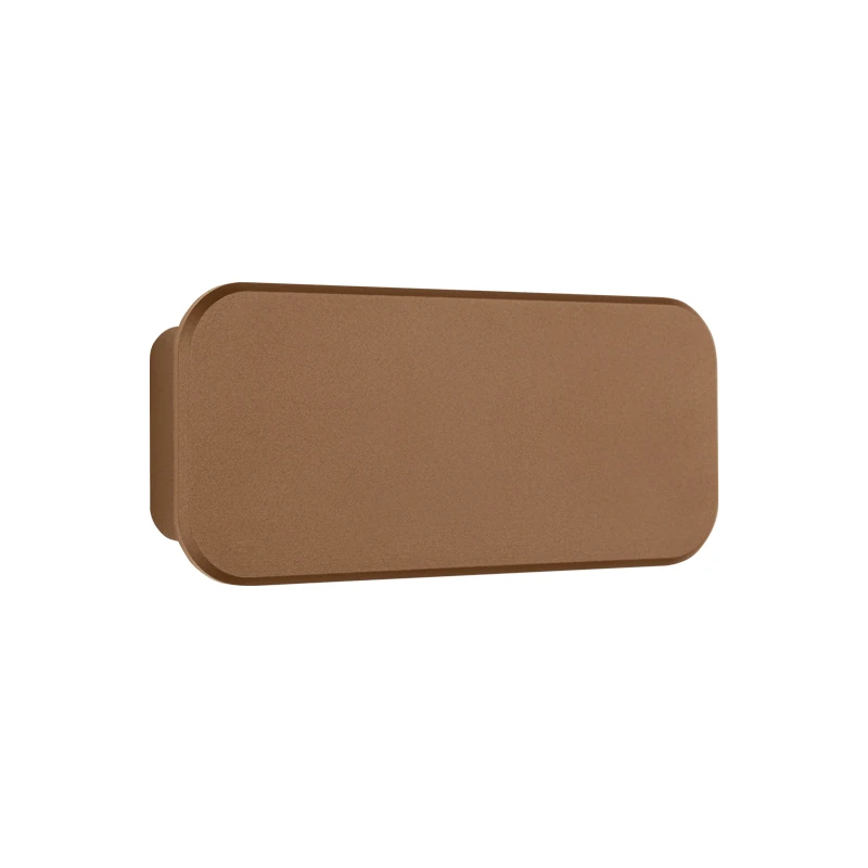 Outdoor LED wall light 9W 3000K IP54 – coffee-coloured