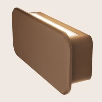 Outdoor LED wall light 9W 3000K IP54 – coffee-coloured - Image 2