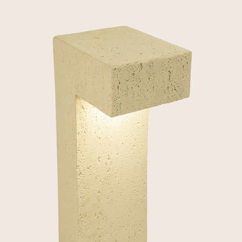 Lauko stulpinis LED šviestuvas 11W 3000K IP65 – matinis juodas