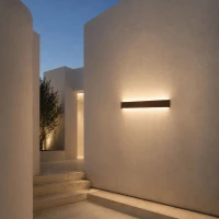 Lauko sieninis LED šviestuvas 11W 3000K IP65 – kavos spalvos - Nuotrauka 1