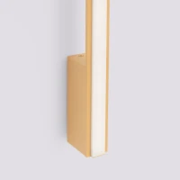 Sieninis LED šviestuvas 151 cm – linijinis, auksinis, CRI98 - Nuotrauka 5