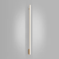 Sieninis LED šviestuvas 151 cm – linijinis, auksinis, CRI98 - Nuotrauka 1