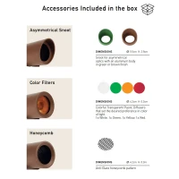 Outdoor directional LED luminaire 5W 3000K IP65 – matt brown - Image 4