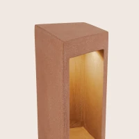 Lauko stulpinis LED šviestuvas 7W 3000K IP65 – matinis juodas - Nuotrauka 4