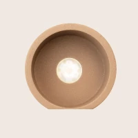 Lauko sieninis LED šviestuvas 3W 3000K IP54 – pilkai rudas - Nuotrauka 3