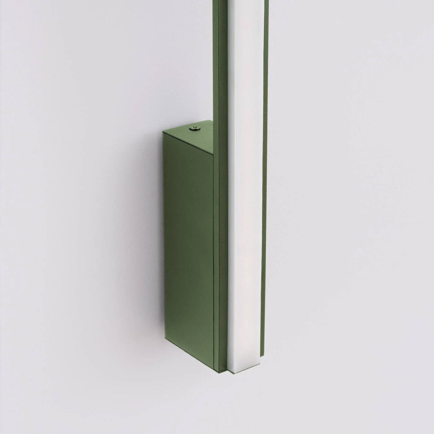 Sieninis šviestuvas 151 cm – linijinis, alyvuogių, šiltas LED
