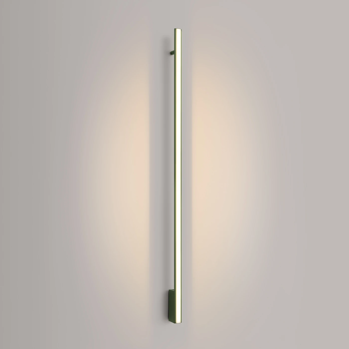 Sieninis šviestuvas 151 cm – linijinis, alyvuogių, šiltas LED