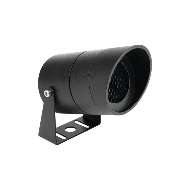 Asimetrinis šviesos ribotuvas 5W LED moduliui – matinis juodas