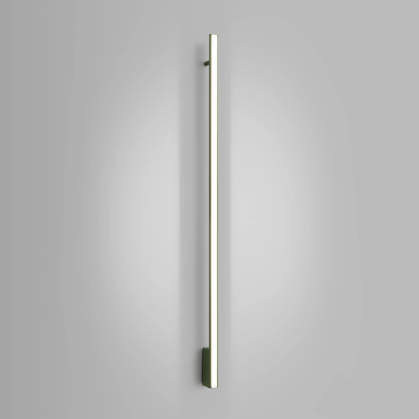 Wall lamp 151 cm – linear, olive green, CRI98 LED