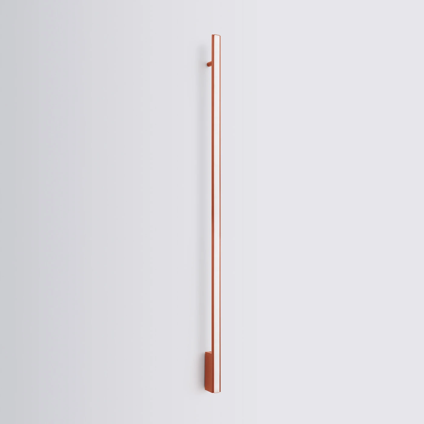 Sieninis šviestuvas 151 cm – linijinis, raudona, šiltas LED