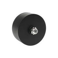LED modulio montavimo pagrindas – matinis juodas