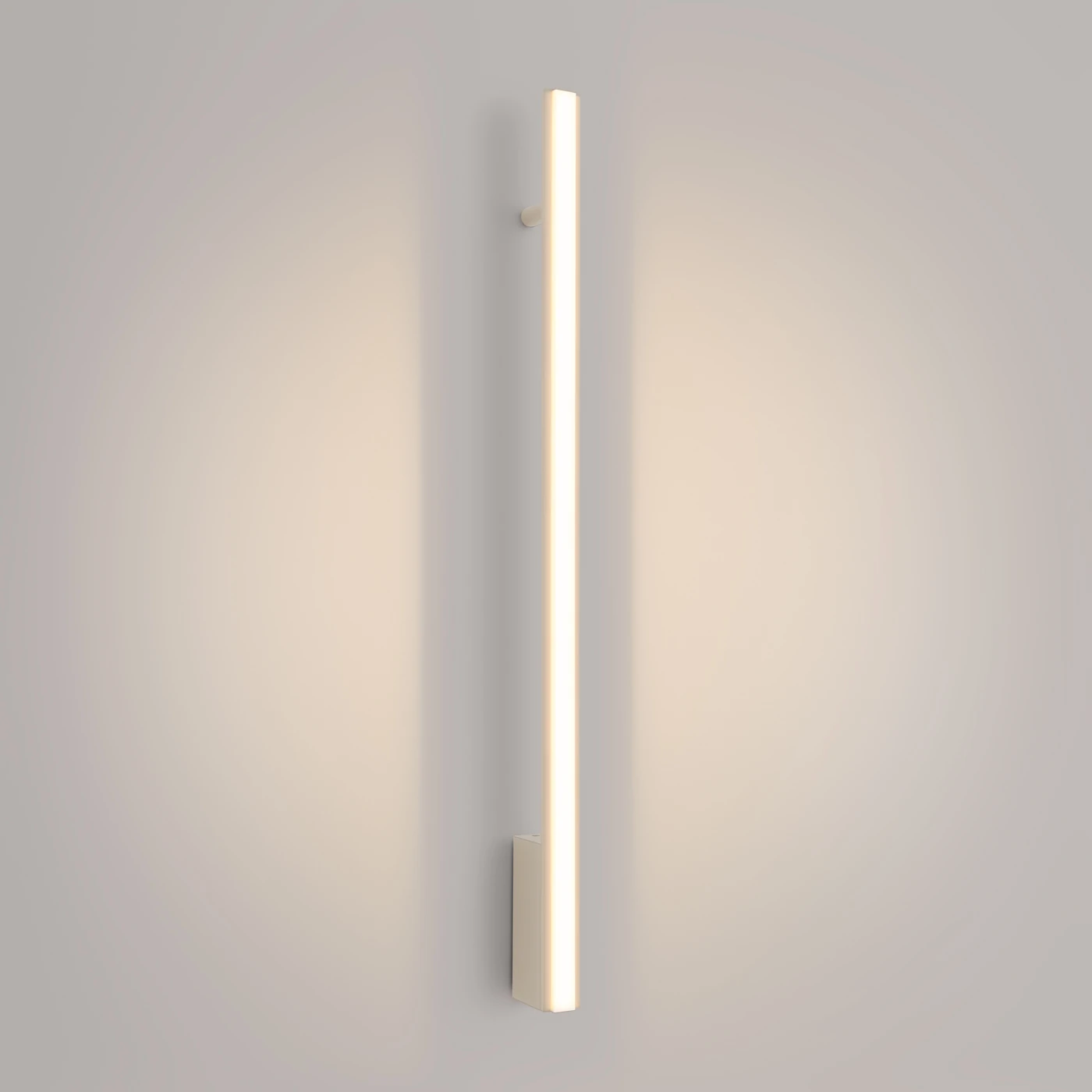 Sieninis šviestuvas 88,5 cm – linijinis, smėlio, LED 3000K