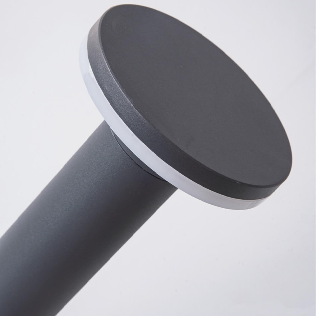 Lauko stulpinis šviestuvas 11W – cilindrinis, grafito spalvos, IP65