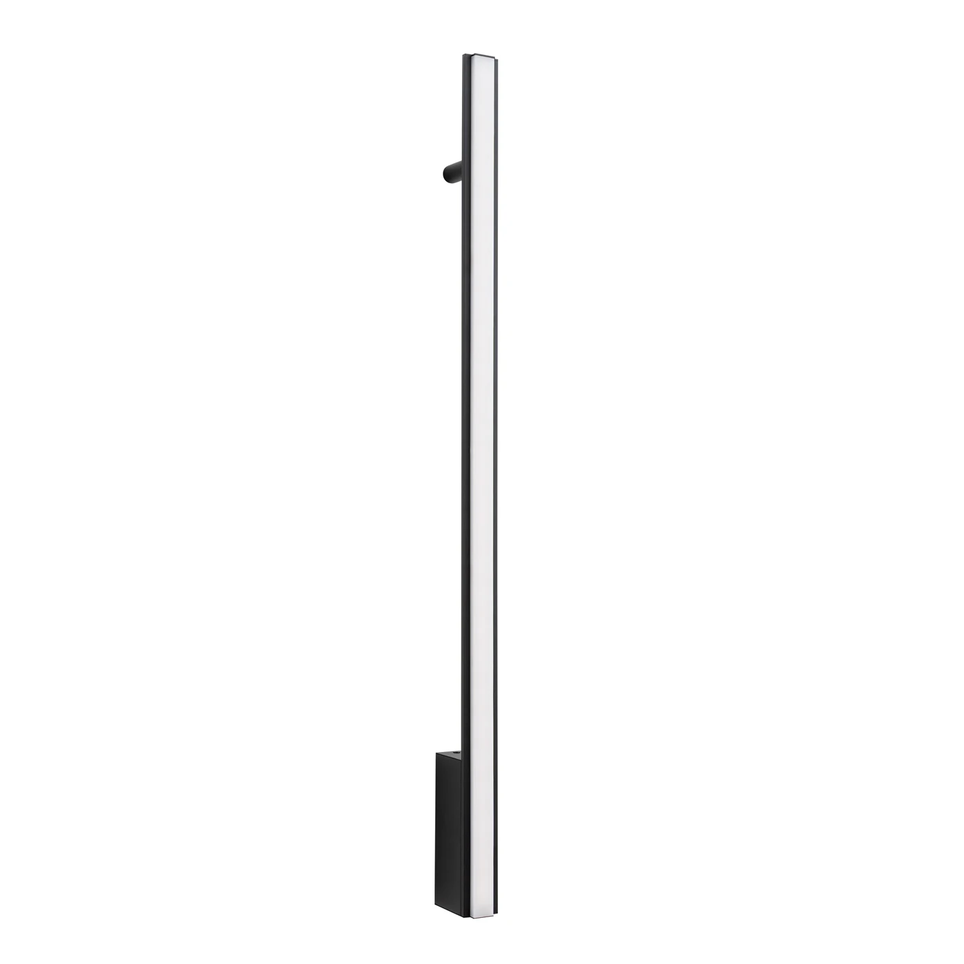Wall lamp 88.5 cm – linear, black, warm LED light