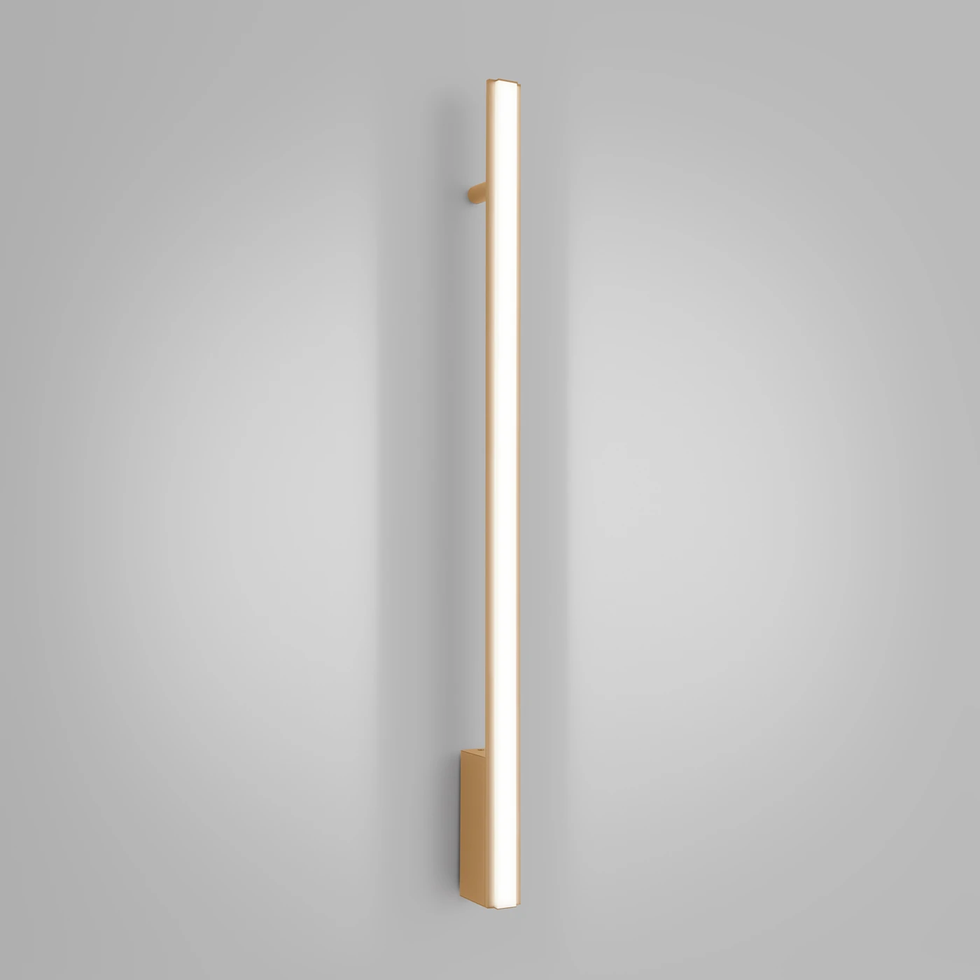 Wall lamp 88.5 cm – linear, gold, CRI98 neutral LED
