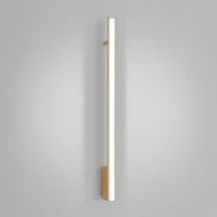 Wall lamp 88.5 cm – linear, gold, CRI98 neutral LED - Image 1