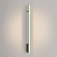 Sieninis šviestuvas 88,5 cm – linijinis, alyvuogių, LED 3000K - Nuotrauka 1