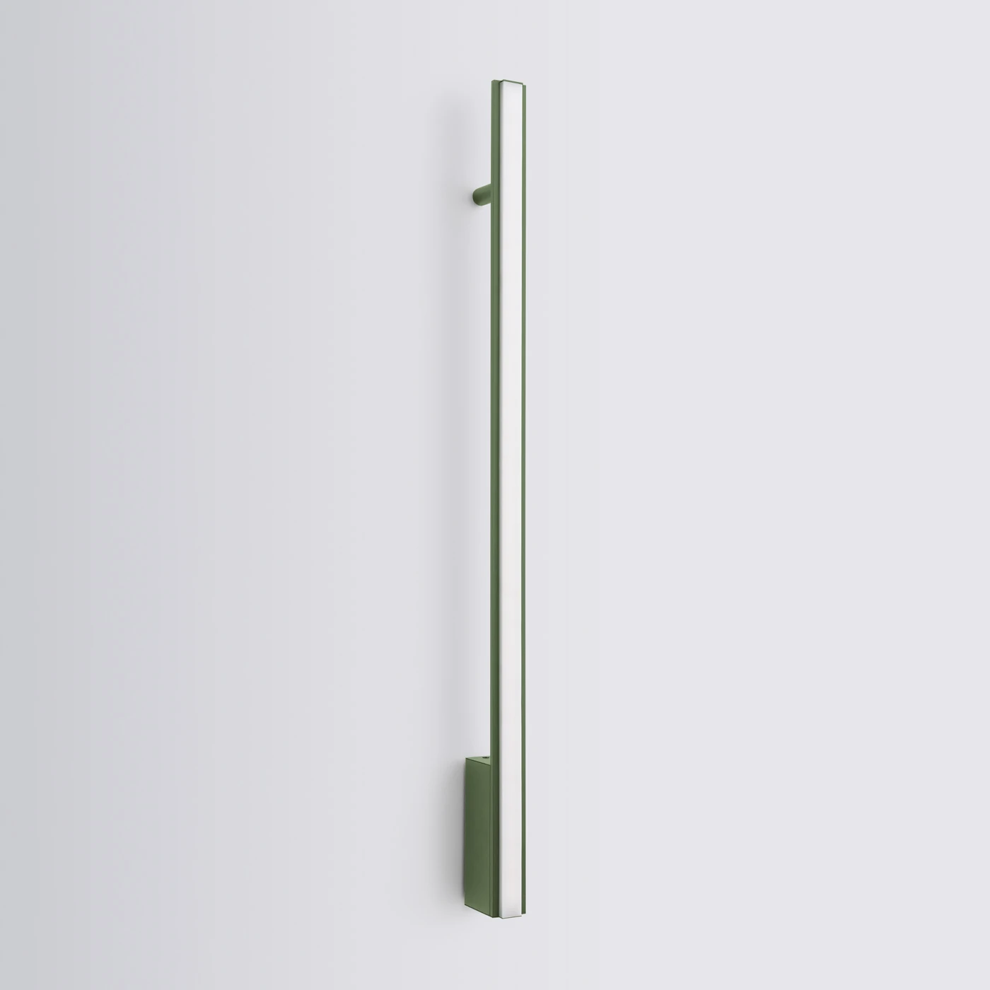 Wall lamp 12W – linear, olive green, CRI98