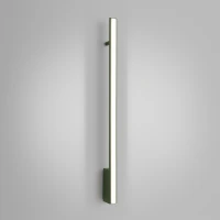 Wall lamp 12W – linear, olive green, CRI98 - Image 4