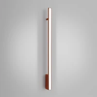 Wall lamp 12W – linear, red ochre, CRI98 - Image 4