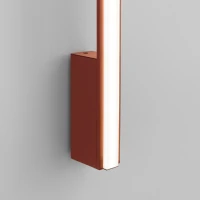 Wall lamp 12W – linear, red ochre, CRI98 - Image 5