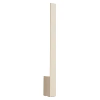 Sieninis šviestuvas 50 cm – linijinis, smėlio spalvos, šilta LED šviesa - Nuotrauka 2
