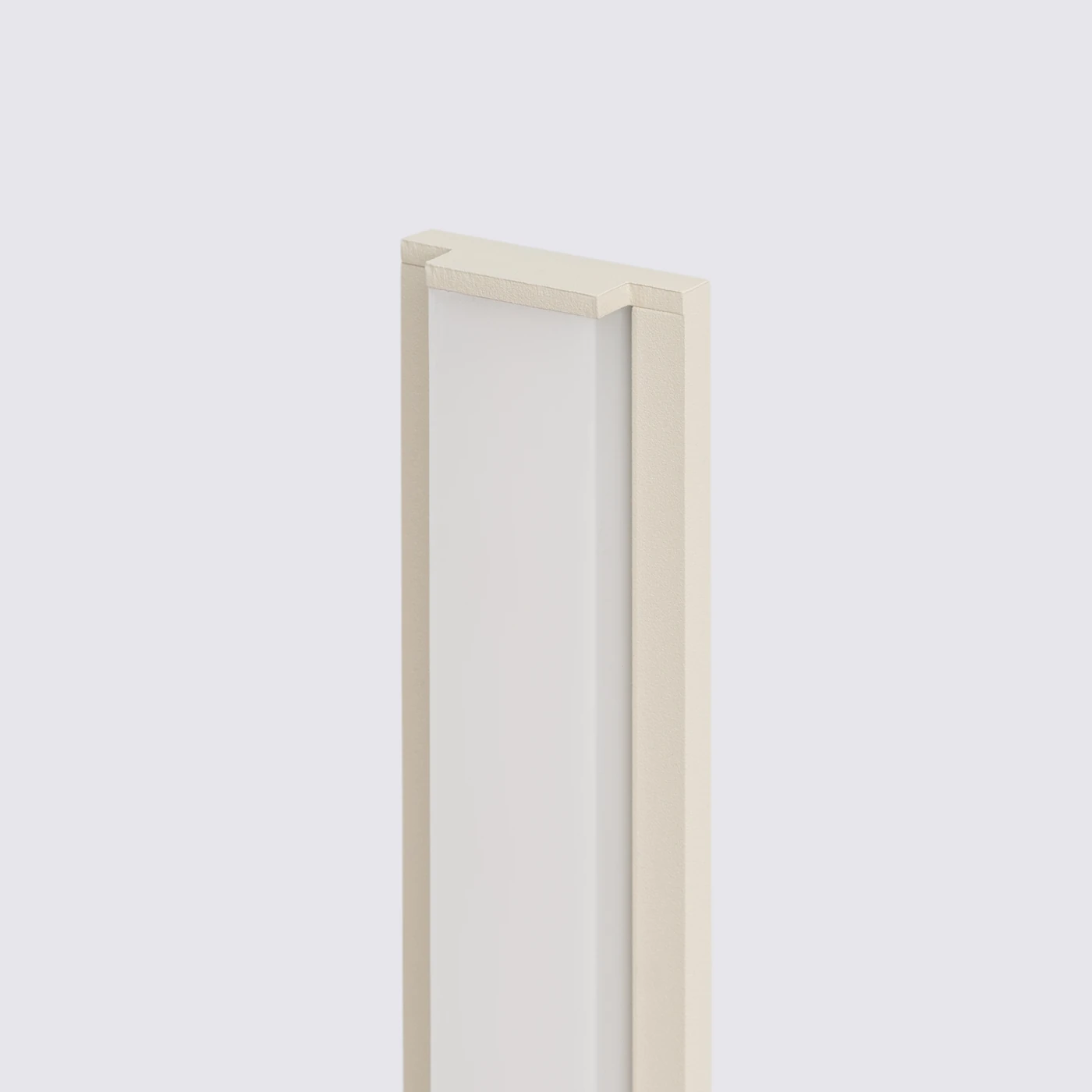 Sieninis šviestuvas 50 cm – linijinis, smėlio, LED 4000K