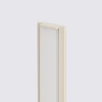Sieninis šviestuvas 50 cm – linijinis, smėlio, LED 4000K - Nuotrauka 6