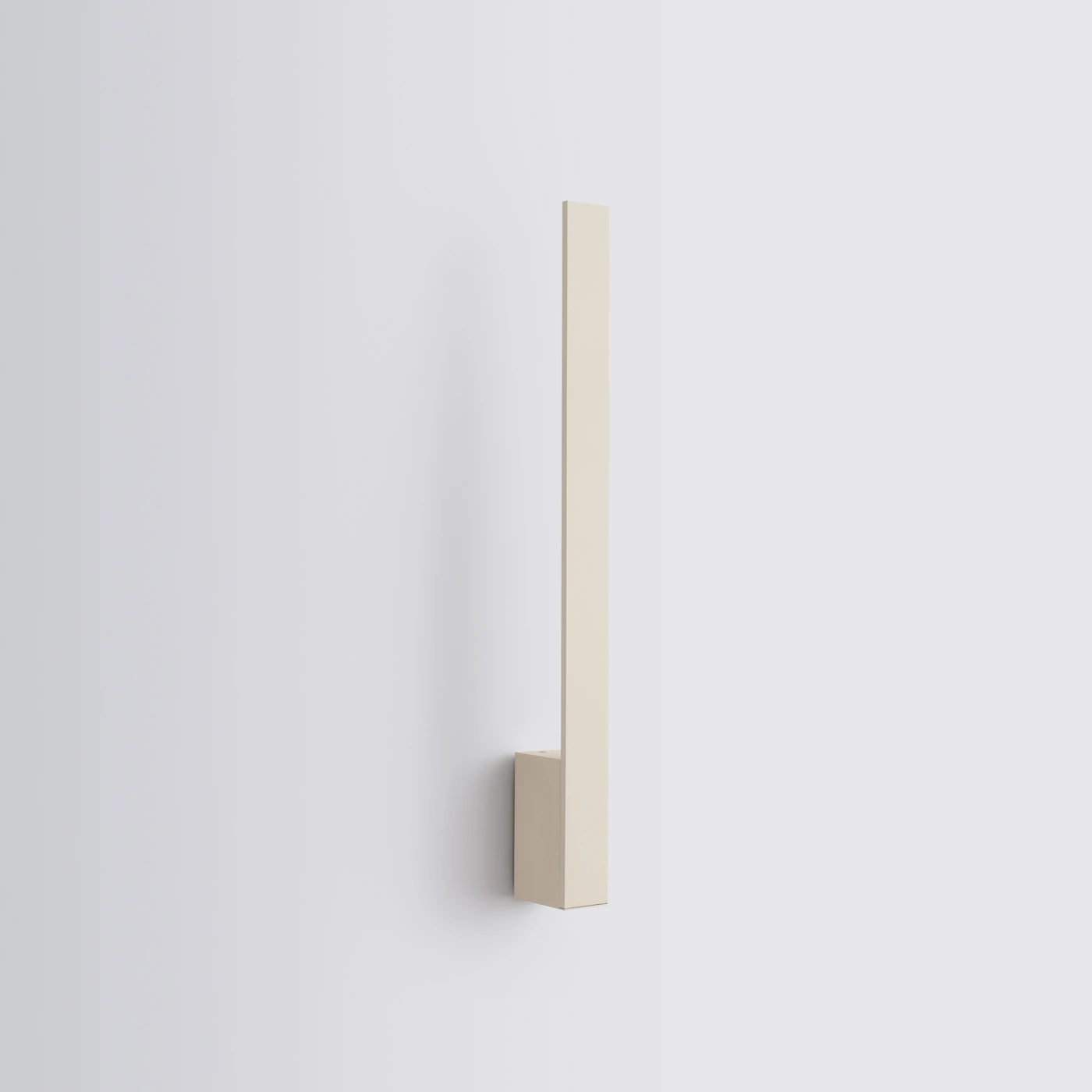 Sieninis šviestuvas 50 cm – linijinis, smėlio, LED 4000K