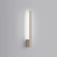 Sieninis šviestuvas 50 cm – linijinis, smėlio, LED 4000K - Nuotrauka 1