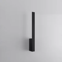 Wall light 50 cm – linear, black, warm LED glow - Image 3