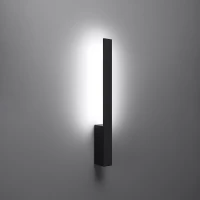 Wall lamp 50 cm – linear, black, integrated LED - Image 4