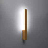 Wall lamp 50 cm – linear, gold, 9W LED - Image 4