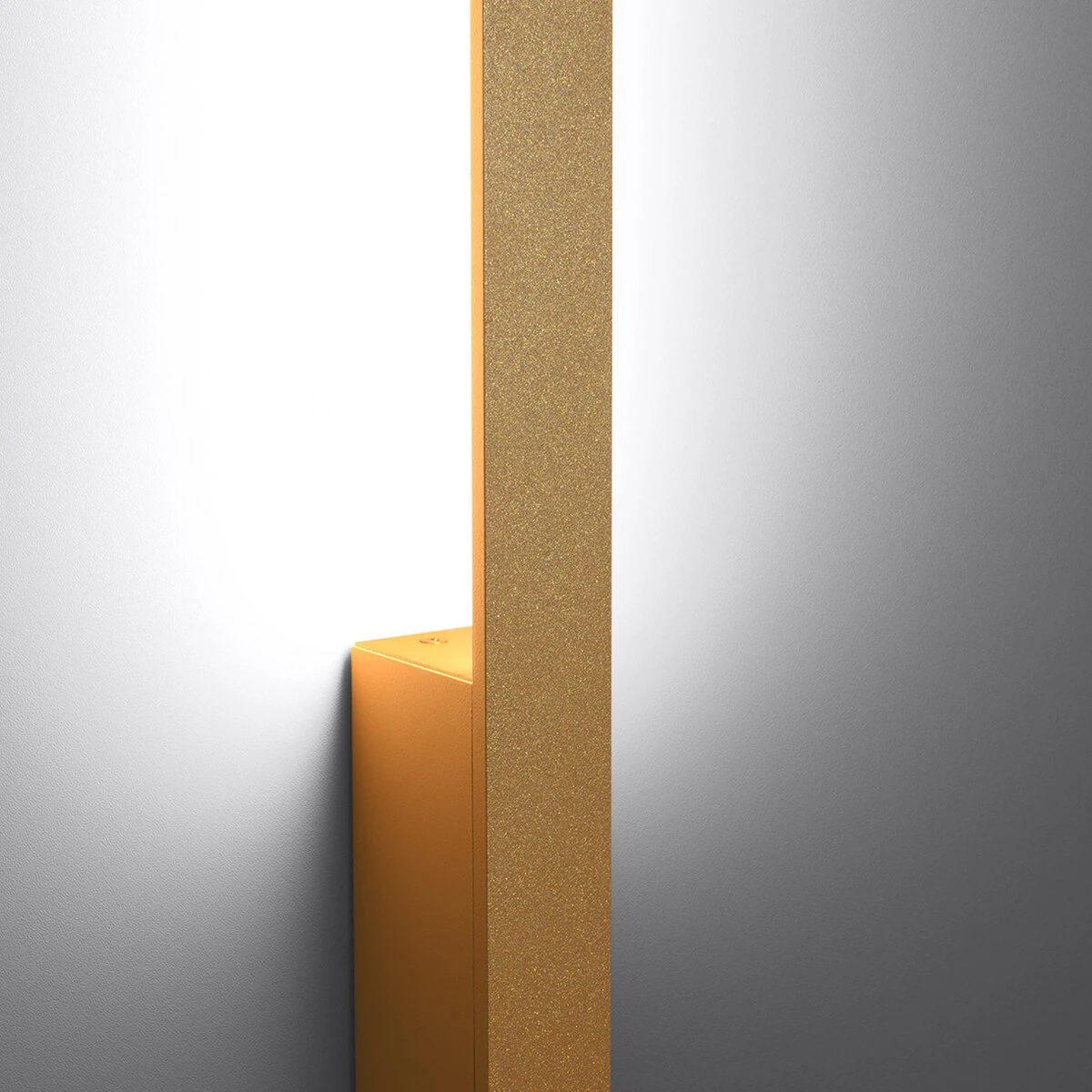 Wall lamp 50 cm – linear, gold, 9W LED