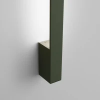 Wall lamp 50 cm – rectangular, olive green, LED 4000K - Image 4