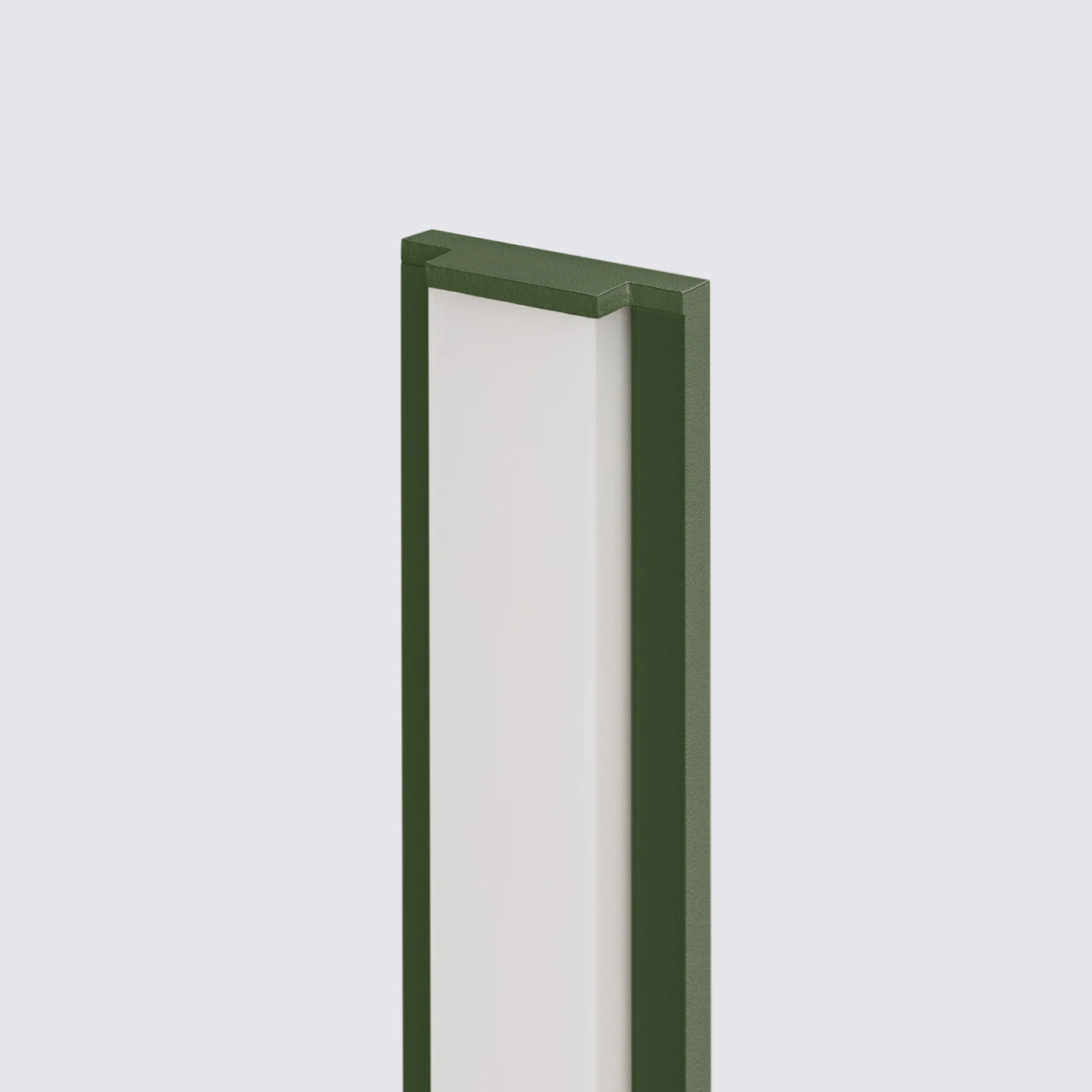 Wall lamp 50 cm – rectangular, olive green, LED 4000K