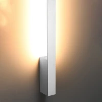 Sieninis šviestuvas 50 cm – linijinis, baltas, šilta LED šviesa - Nuotrauka 4